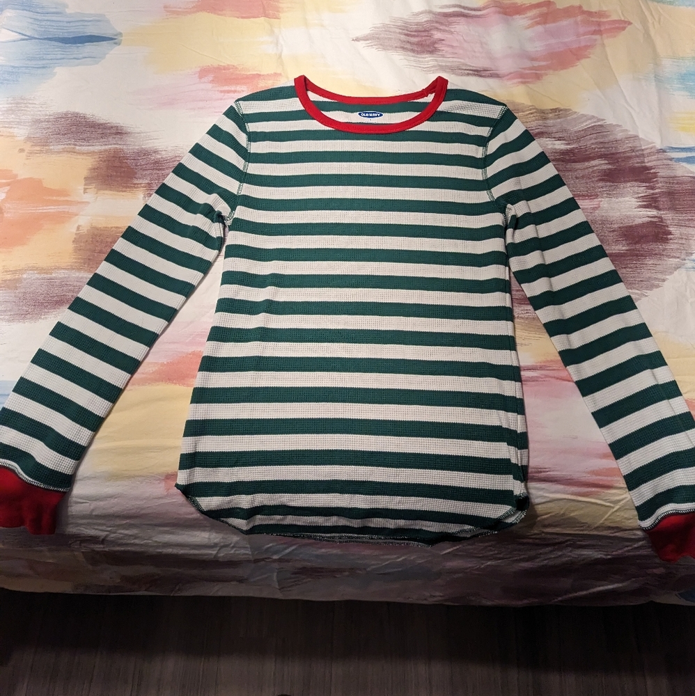 Green and white Jingle Jammies